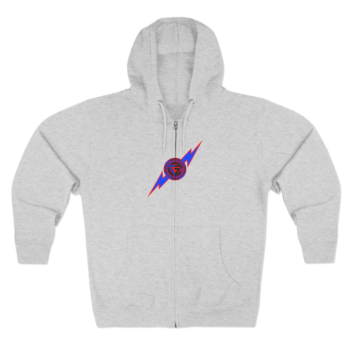 CG LION HEART RED WHITE BLUE /FIGHT FOR IT ZIP UP