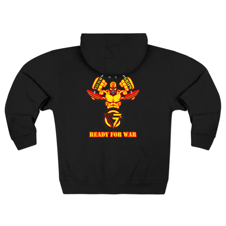 MAC SNAP GOLD RED /READY FOR WAR ZIP UP