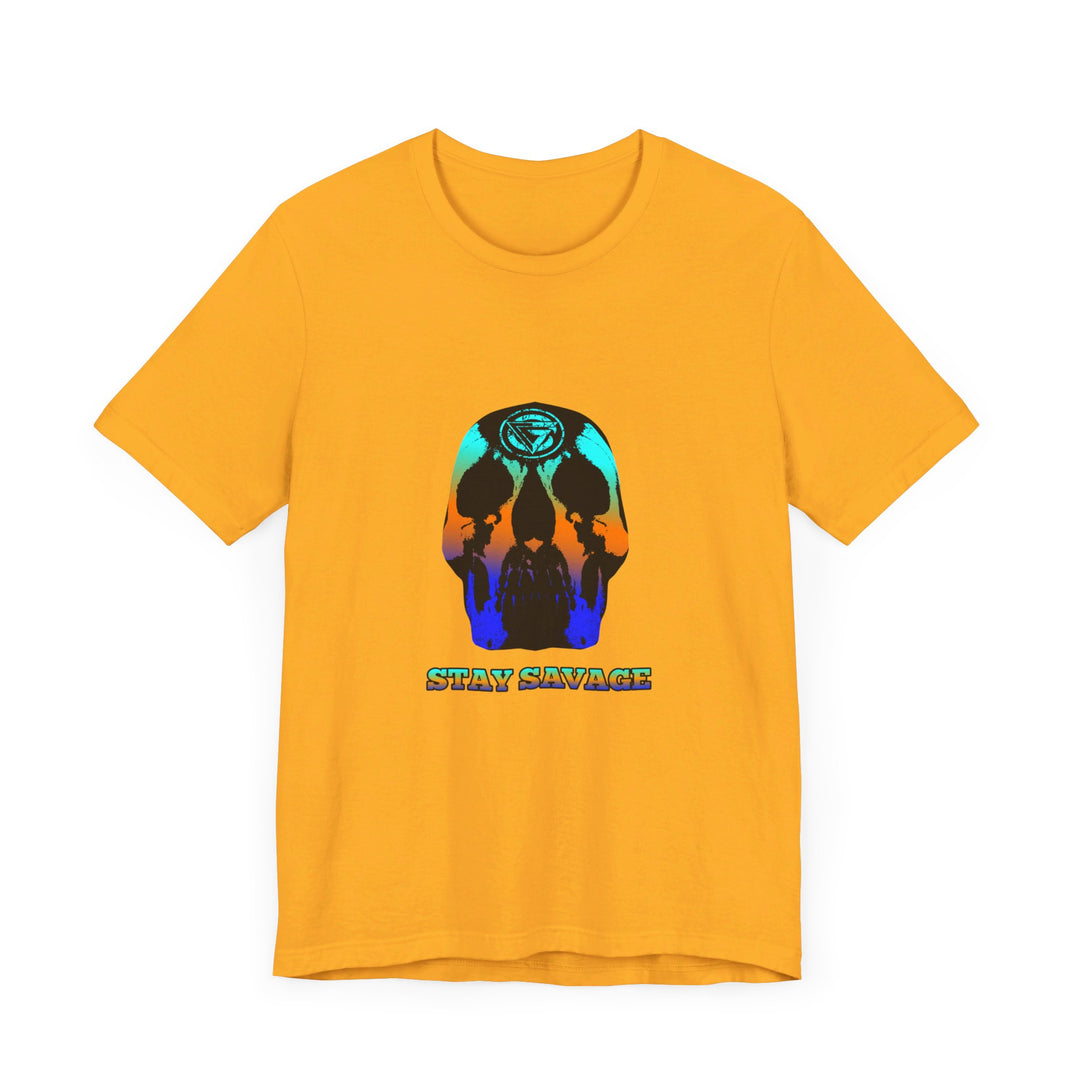 SKULLATOR BLUE ORANGE AQUA  /STAY SAVAGE