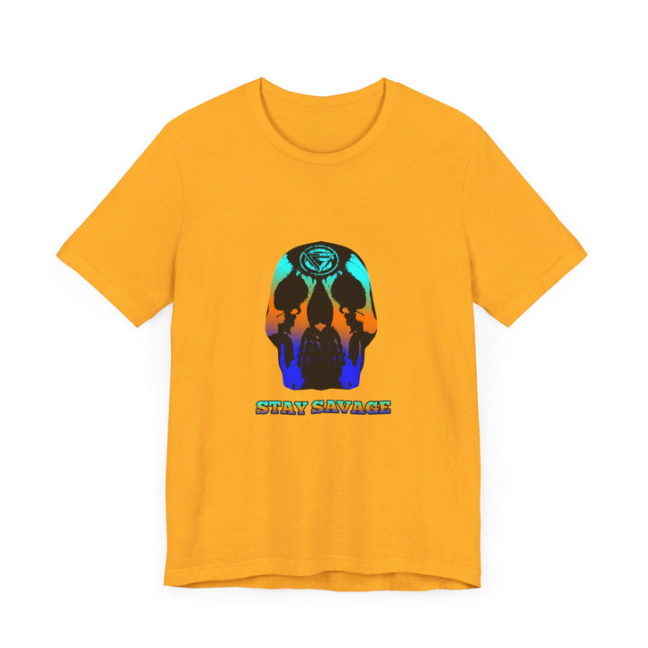 SKULLATOR BLUE ORANGE AQUA  /STAY SAVAGE