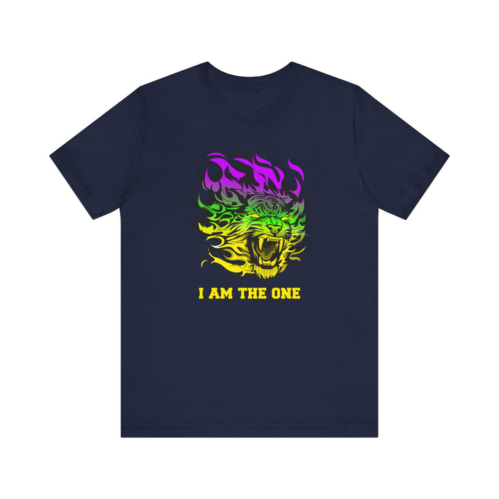TIGER FLAME YELLOW GREEN PURPLE FADE/I AM THE ONE