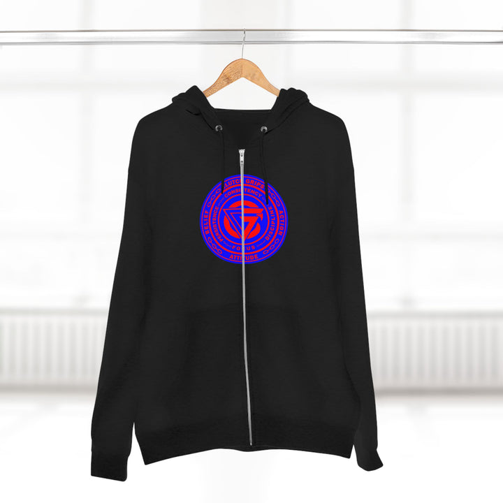 MAC VS SNAKE RED BLUE /LIFT OR DIE ZIP UP