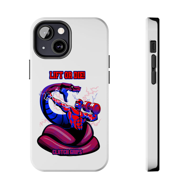 MAC VS SNAKE PHONE CASE RED BLUE /LIFT OR DIE