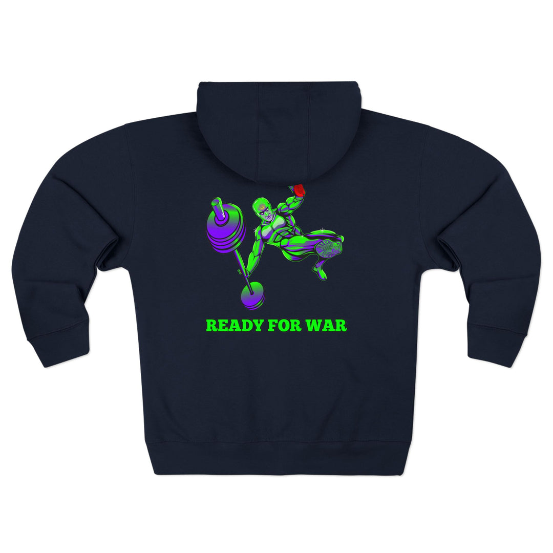 CG MAC JUMP PURPLE GREEN/READY FOR WAR ZIP UP