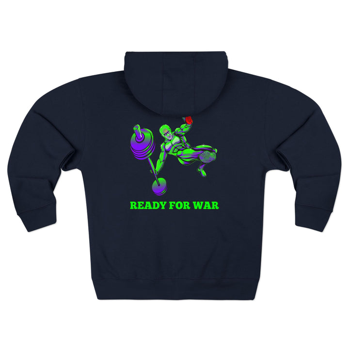 CG MAC JUMP PURPLE GREEN/READY FOR WAR ZIP UP