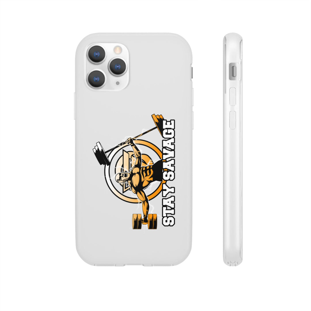 SPARTAN LIFT ORANGE WHITE PHONE CASE/STAY SAVAGE