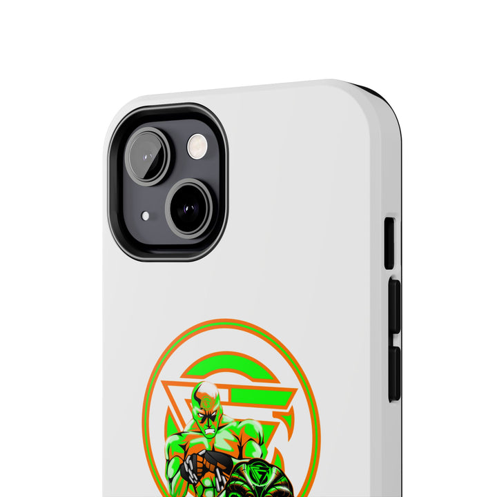 ANGRY DOG ORANGE GREEN PHONE CASE /LIFT OR DIE