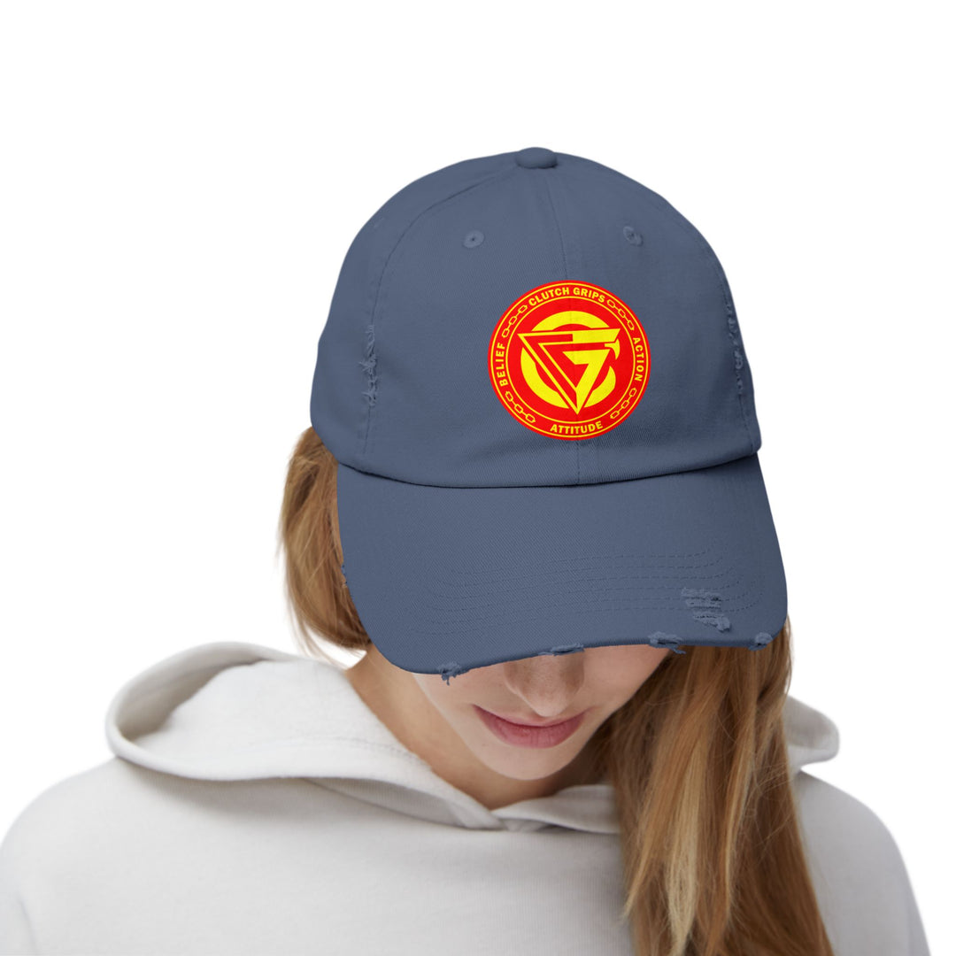 CG ORANGE RED LOGO CAP
