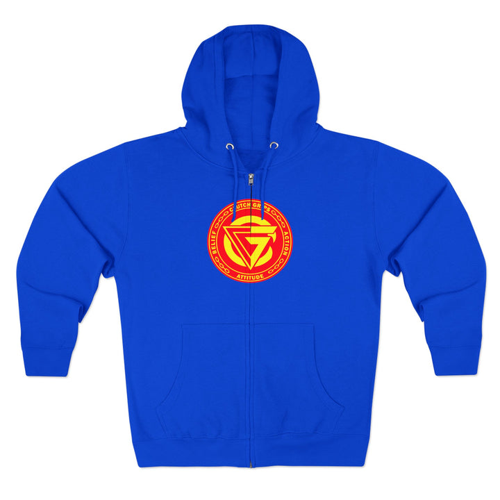CG SAMURAI MASK ORANGE GOLD /CLUTCHGRIPS ZIP UP
