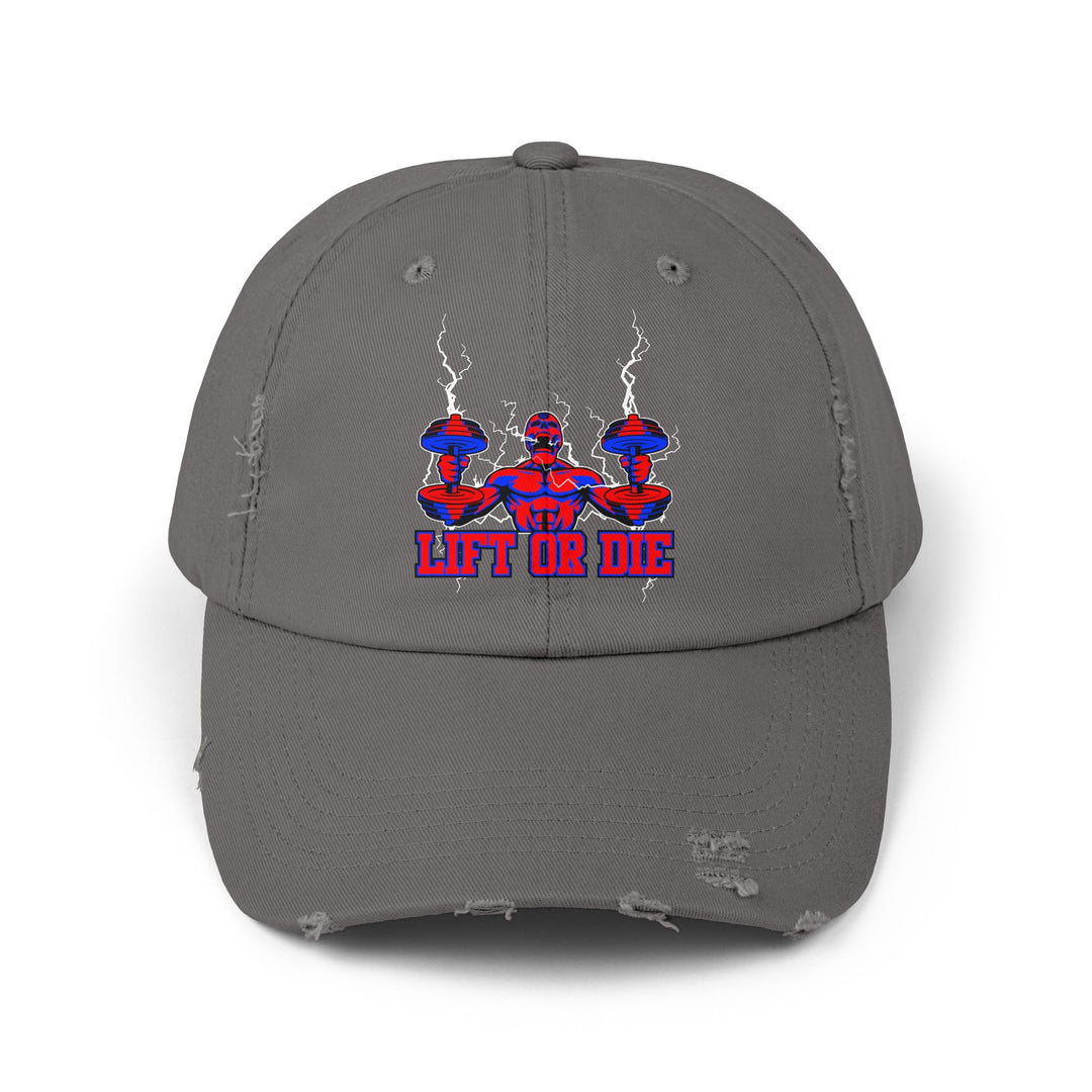 RIDE THE LIGHTNING HYPER RED BLUE /LIFT OR DIE CAP