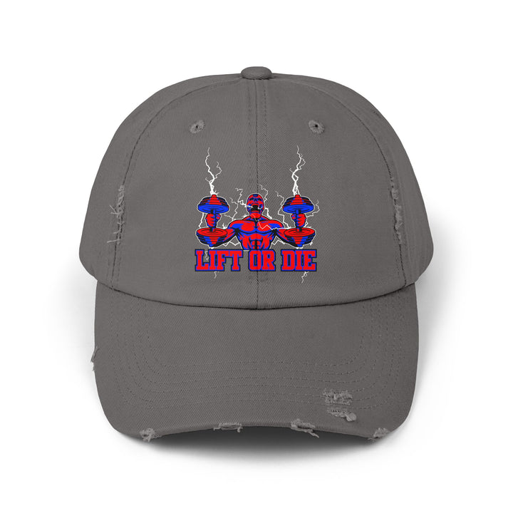 RIDE THE LIGHTNING HYPER RED BLUE /LIFT OR DIE CAP