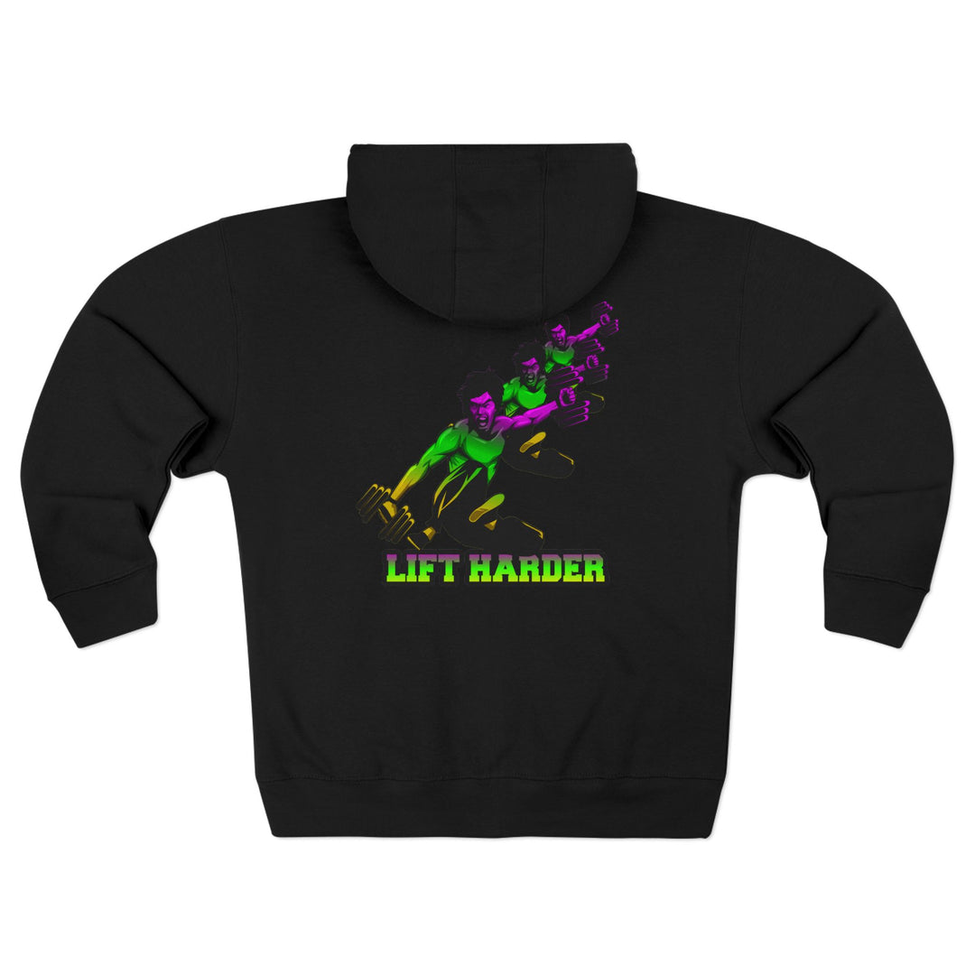 CG LIFT KICK YELLOW GREEN PURPLE/LIFT HARDER ZIP UP