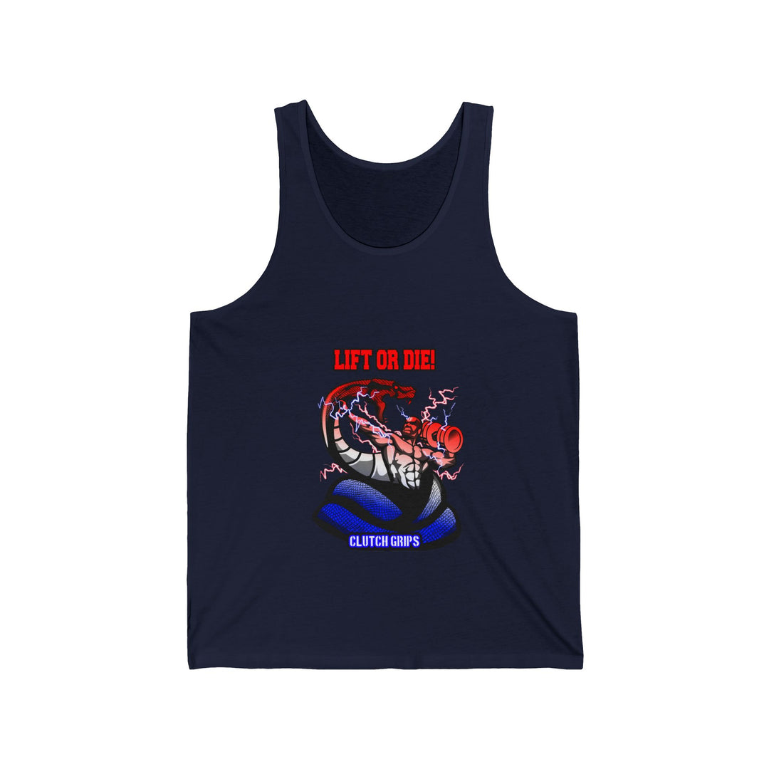 MAC VS SNAKE TANK RED WHITE  BLUE /LIFT OR DIE