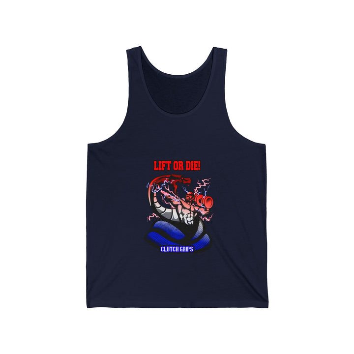 MAC VS SNAKE TANK RED WHITE  BLUE /LIFT OR DIE