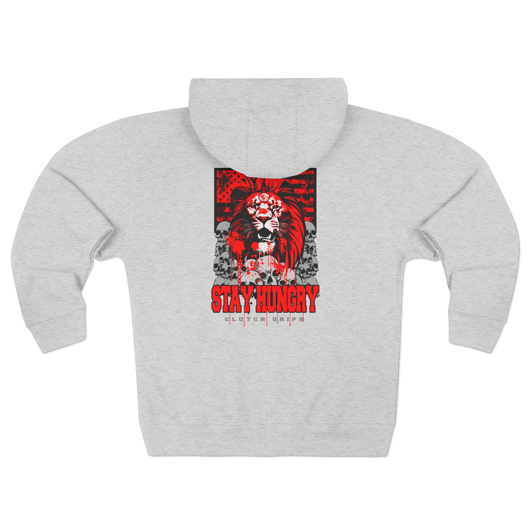 CG LION HEART RED BLACK/STAY HUNGRY ZIP UP
