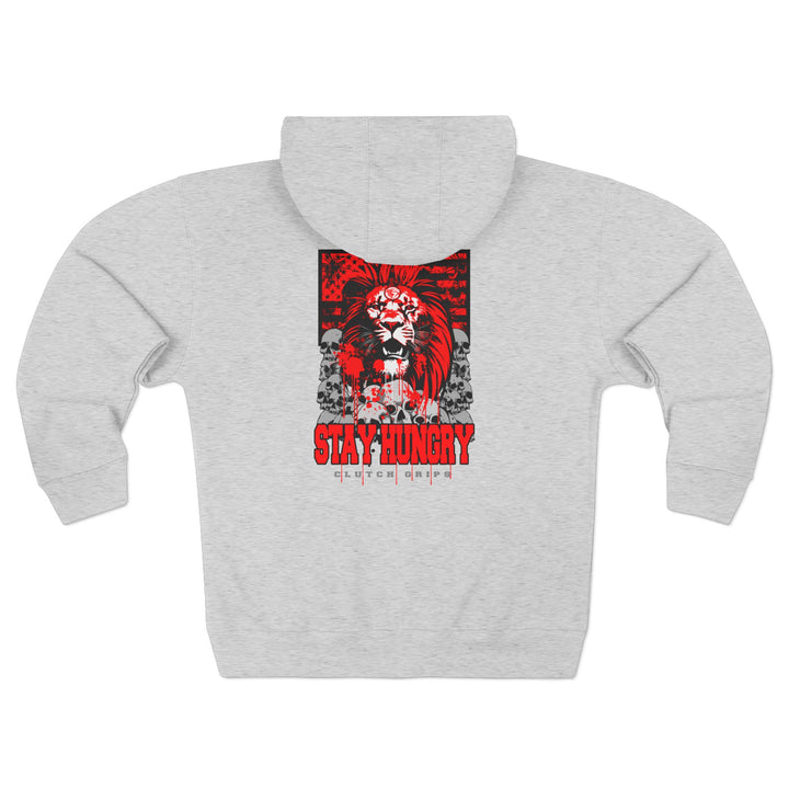 CG LION HEART RED BLACK/STAY HUNGRY ZIP UP