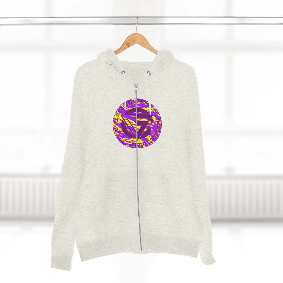 CG MAC JUMP PURPLE GOLD /STAY SAVAGE ZIP UP