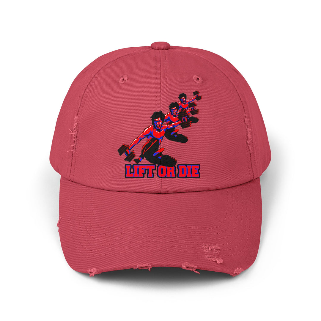 MAC LEE LIFT KICK RED BLUE /LIFT OR DIE CAP