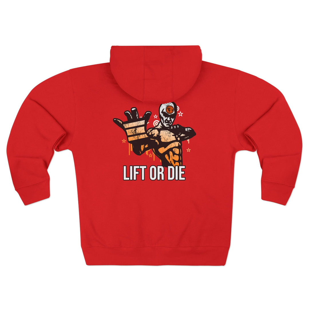 CG GRIP MASTER MAC ORANGE WHITE FADE/LIFT OR DIE ZIP UP