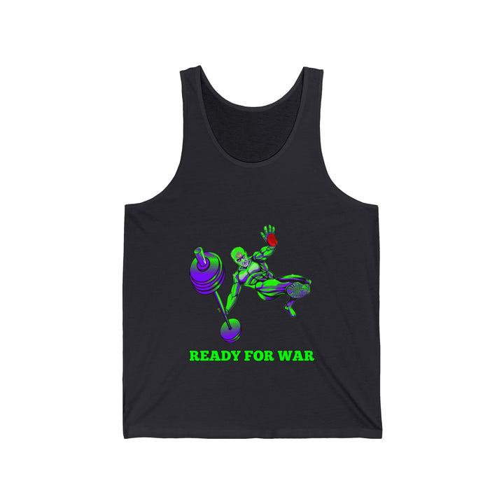 MAC-JUMP PURPLE GREEN TANK/ READY FOR WAR