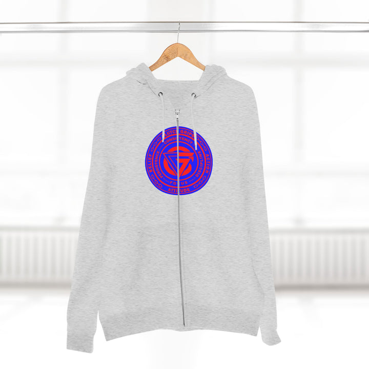 CG STAND OFF RED BLUE /KILL OR BE KILLED ZIP UP