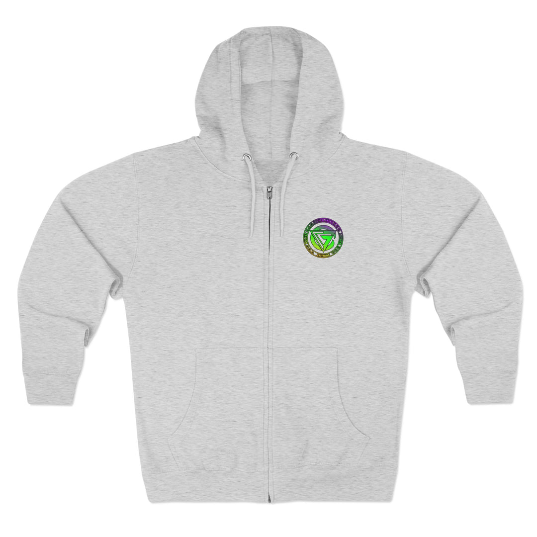 CG GRIP MASTER MAC YELLOW GREEN PURPLE /LIFT OR DIE ZIP UP