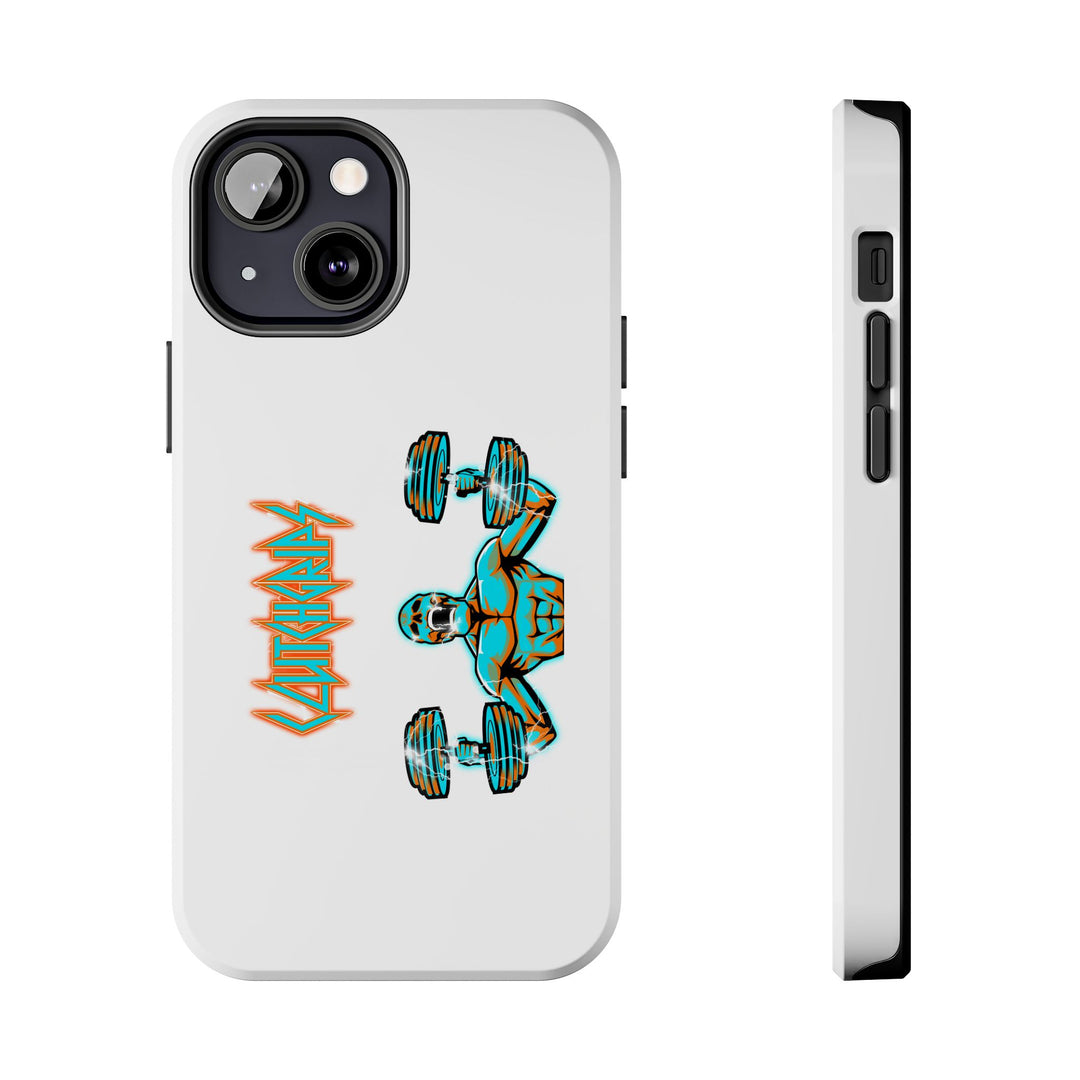 RIDE THE LIGHTNING MIAMI COLORS AQUA ORANGE PHONE CASE/CLUTCHGRIPS