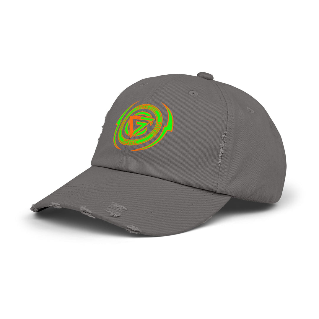 CG LOGO LIGHTNING ARCHES HYPER ORANGE GREEN /BELIEF ATTITUDE ACTION CAP