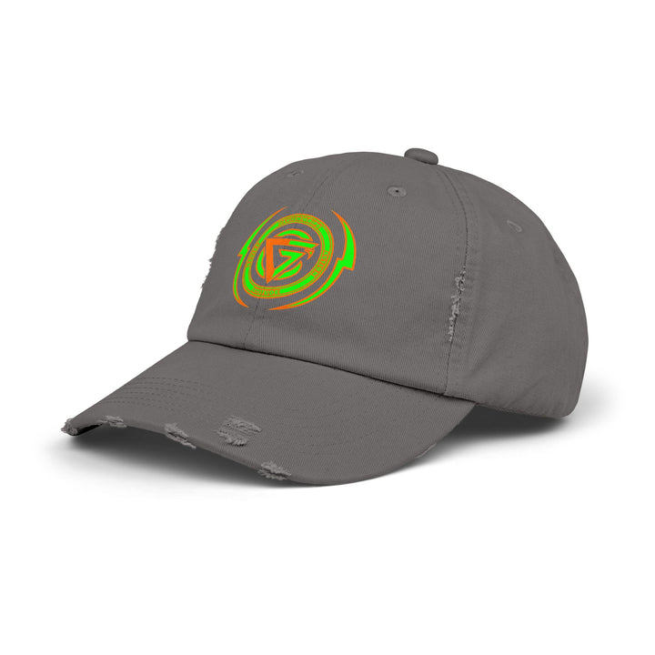 CG LOGO LIGHTNING ARCHES HYPER ORANGE GREEN /BELIEF ATTITUDE ACTION CAP