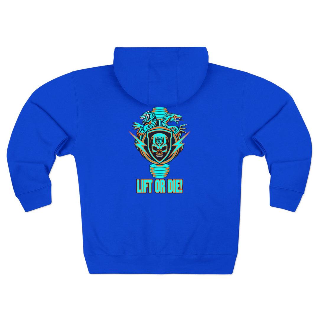CG SGL SKULL BELL MIAMI STYLE/LIFT OR DIE ZIP UP