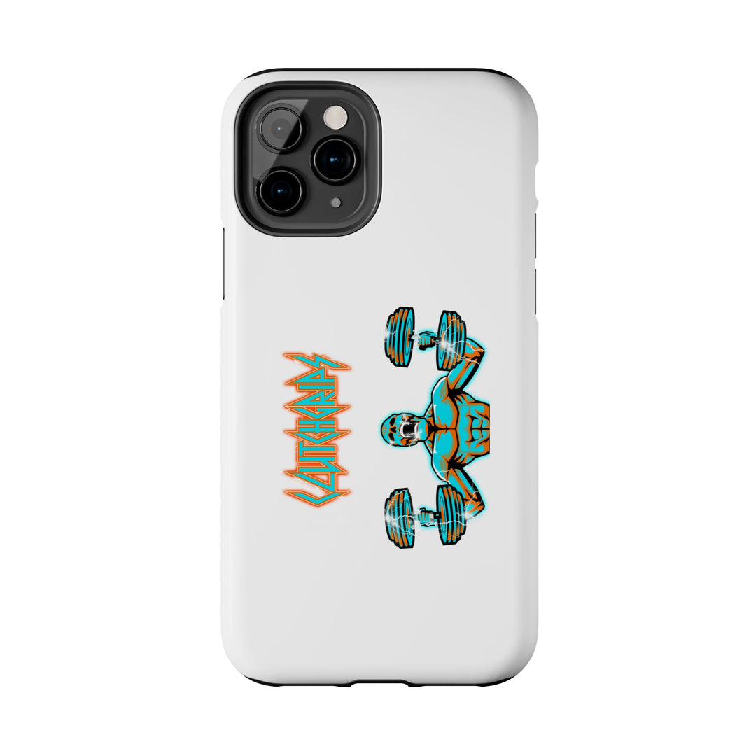 RIDE THE LIGHTNING MIAMI COLORS AQUA ORANGE PHONE CASE/CLUTCHGRIPS