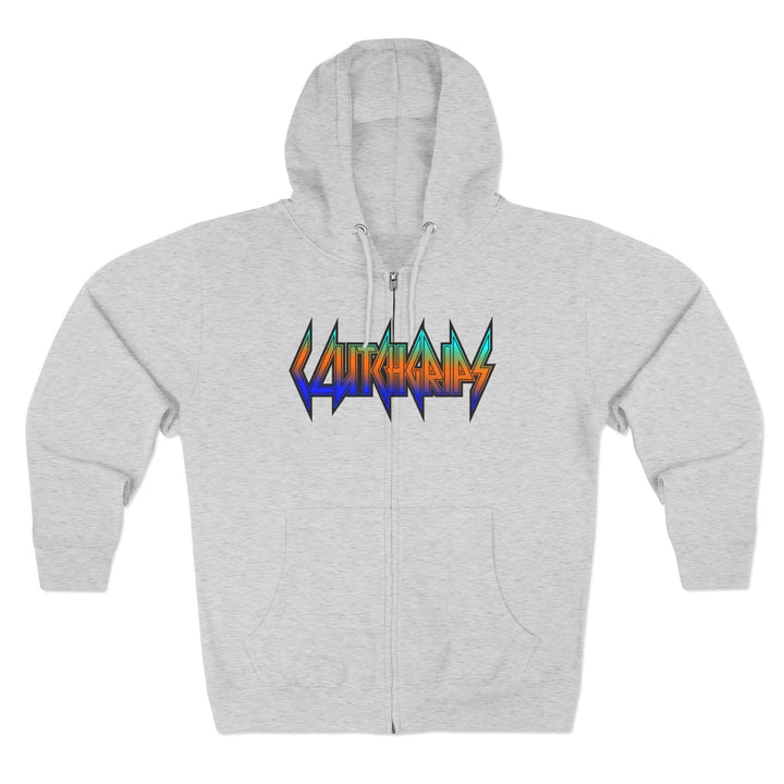 CG SERPENT SLAYER BLUE ORANGE AQUA /DONT BE A BITCH ZIP UP