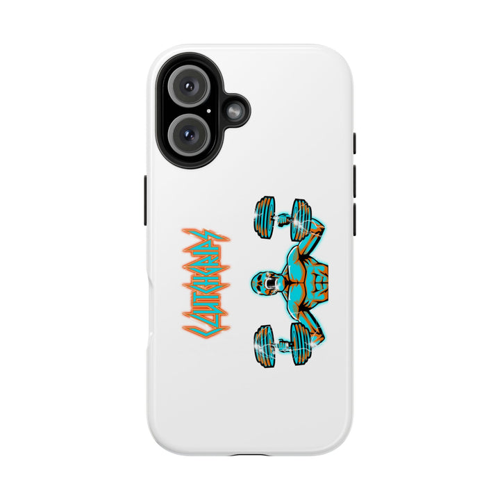 RIDE THE LIGHTNING MIAMI COLORS AQUA ORANGE PHONE CASE/CLUTCHGRIPS