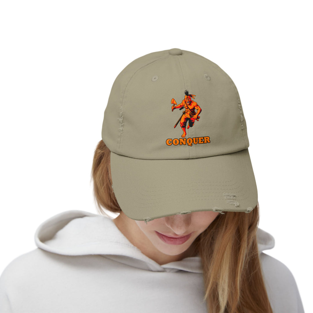 MAC BRAVE ORANGE/CONQUER CAP