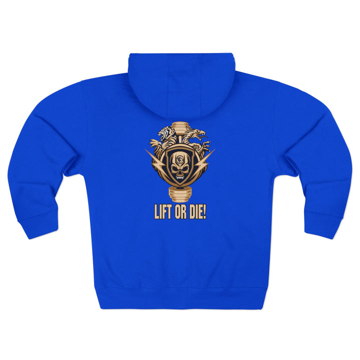 CG SGL SKULL BELL DESRT SAND/LIFT OR DIE ZIP UP