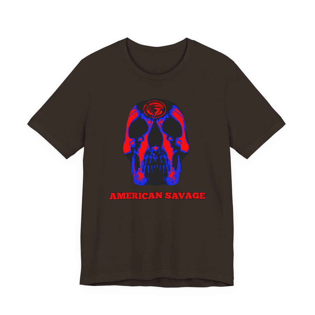 SKULLATOR RED BLUE /AMERICAN SAVAGE