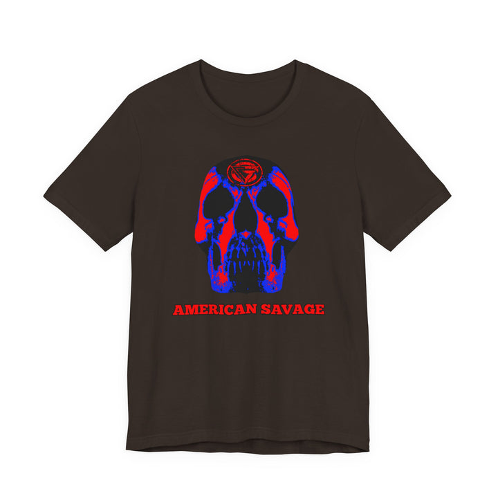 SKULLATOR RED BLUE /AMERICAN SAVAGE