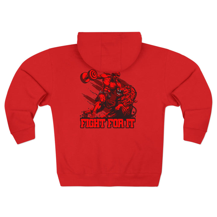 CG COLISEUM MAC RED /FIGHT FOR IT ZIP UP