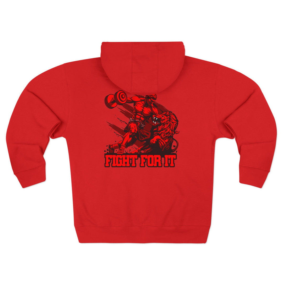 CG COLISEUM MAC RED /FIGHT FOR IT ZIP UP