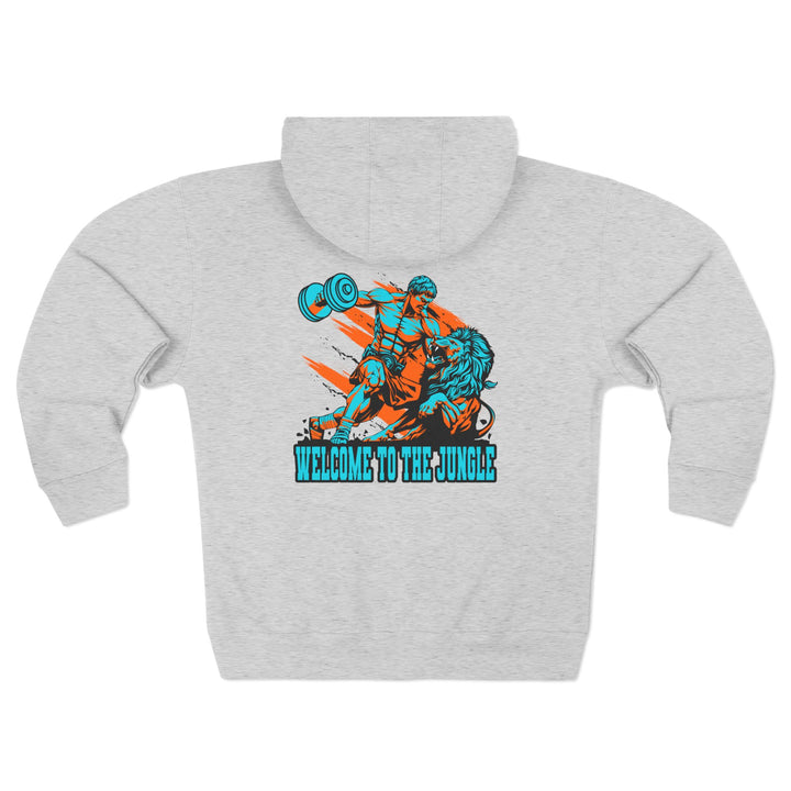 CG COLISEUM MAC VS LION MIAMI COLORS /WELCOME TO THE JUNGLE ZIP UP