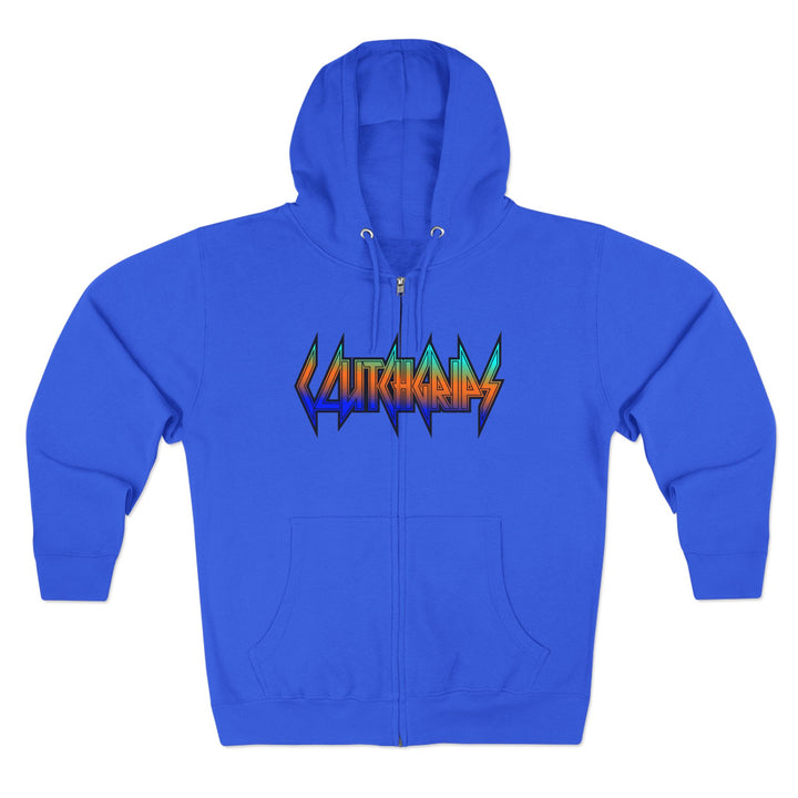 CG APE VS ZILLA BLUE ORANGE WHITE FADE/KILL OR BE KILLED ZIP UP