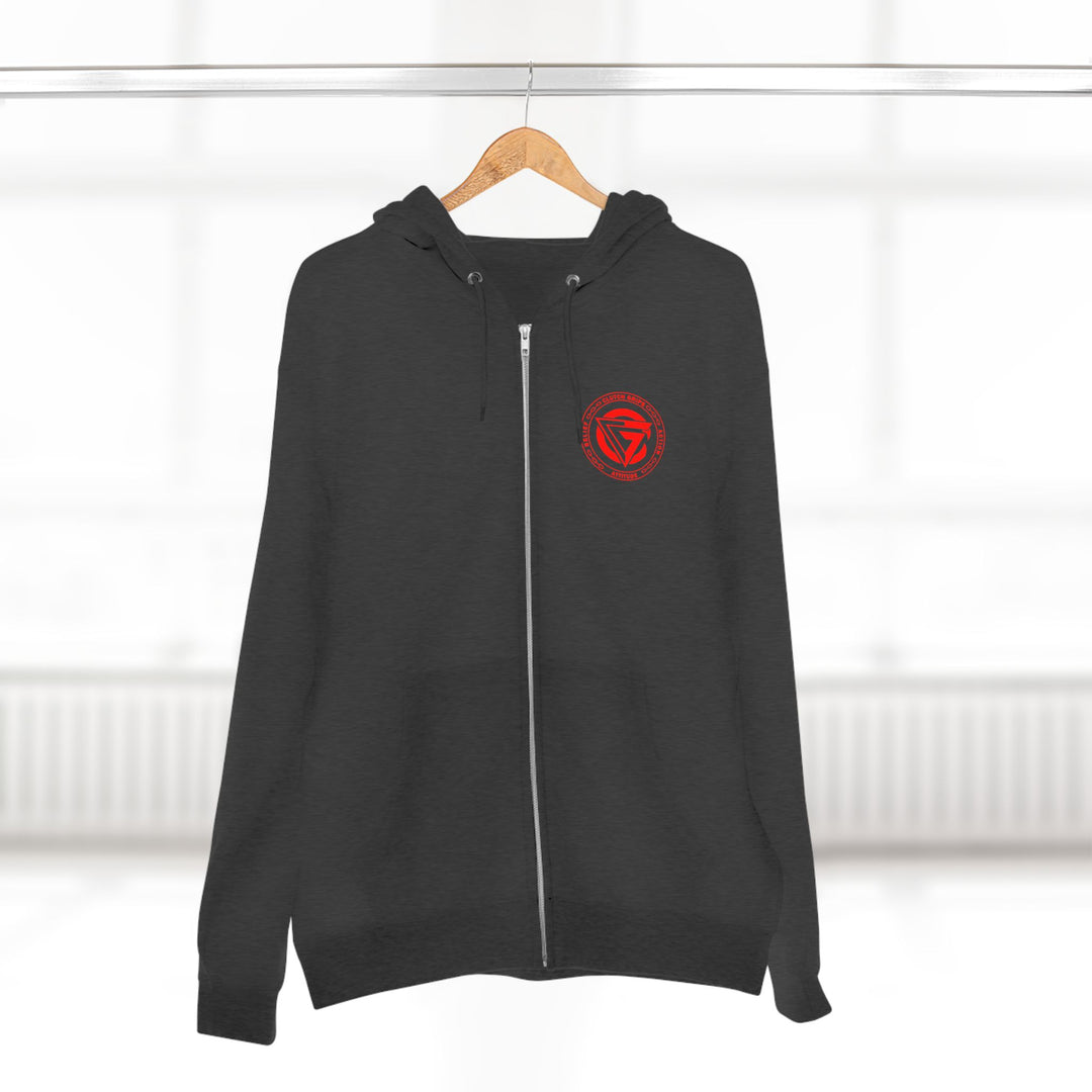 CG LION HEART RED BLACK/STAY HUNGRY ZIP UP