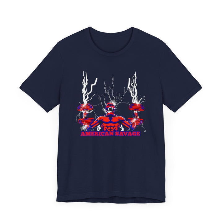 RIDE THE LIGHTNING RED BLUE/AMERICAN SAVAGE