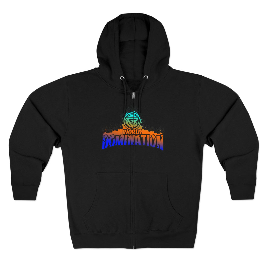 CG MAC THE LION TAMER BLUE ORANGE AQUA ZIP UP