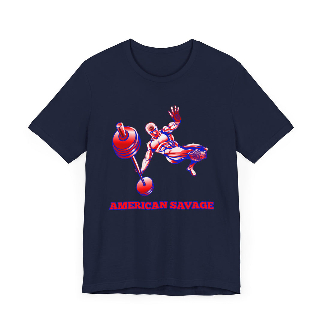 MAC-JUMP RED WHITE BLUE LARGE PICTURE ON THIS ONE /AMERICAN SAVAGE