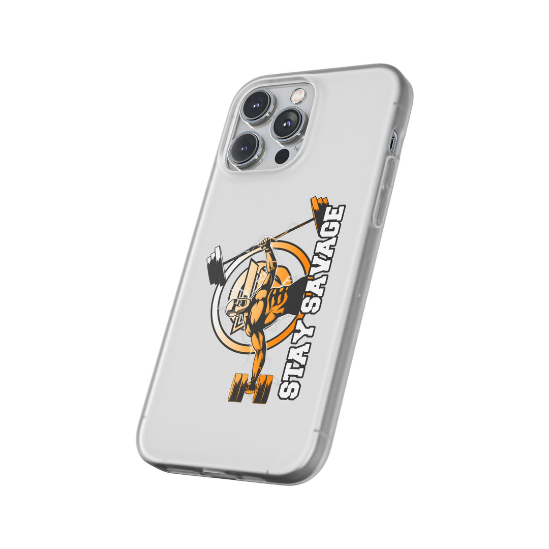 SPARTAN LIFT ORANGE WHITE PHONE CASE/STAY SAVAGE