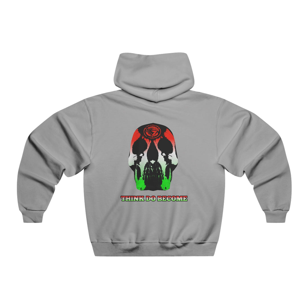 SKULLATOR- RED WHITE GREEN FADE/THINK DO BECOME