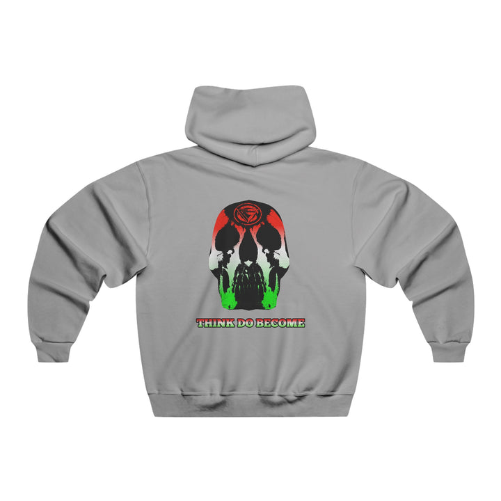 SKULLATOR- RED WHITE GREEN FADE/THINK DO BECOME