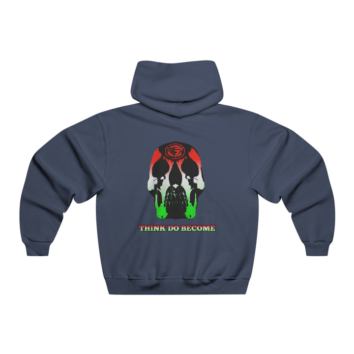 SKULLATOR- RED WHITE GREEN FADE/THINK DO BECOME