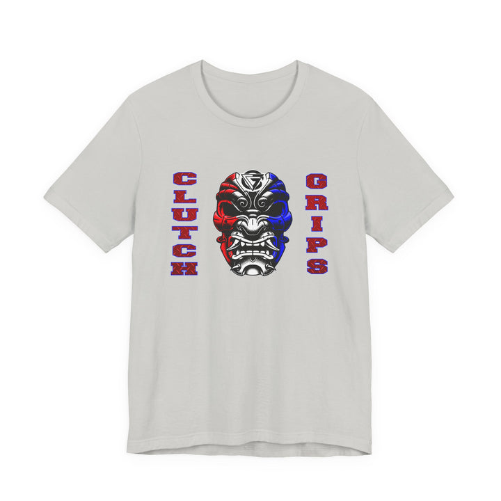 CG SAMURAI MAC RED WHITE BLUE FLAG/CLUTCH GRIPS